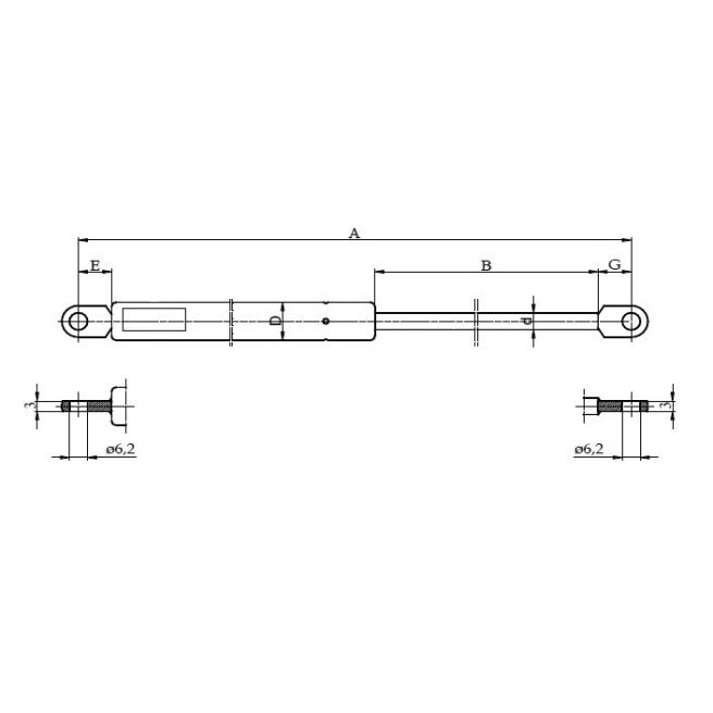 JAG99-1158 SiÅ‚ownik gazowy JAG
