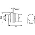 JAG08-0378 Bouton de colmatage du shaker HELLA