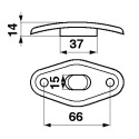 JAG12-0006 Guide-doigts en plastique Original MF