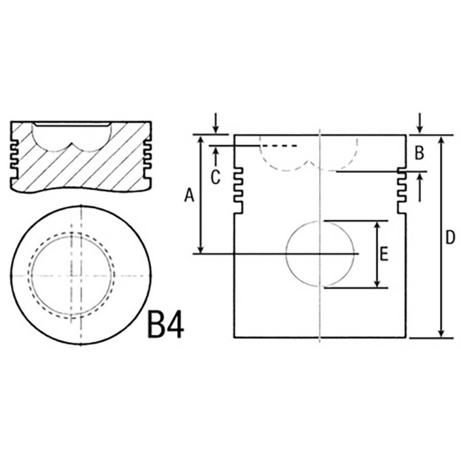 JAG99-0544 Tłok i sworzeń
