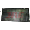JAG25-0076 Grille à persiennes inférieure galvanisée, lamelle - 10 mm Premium