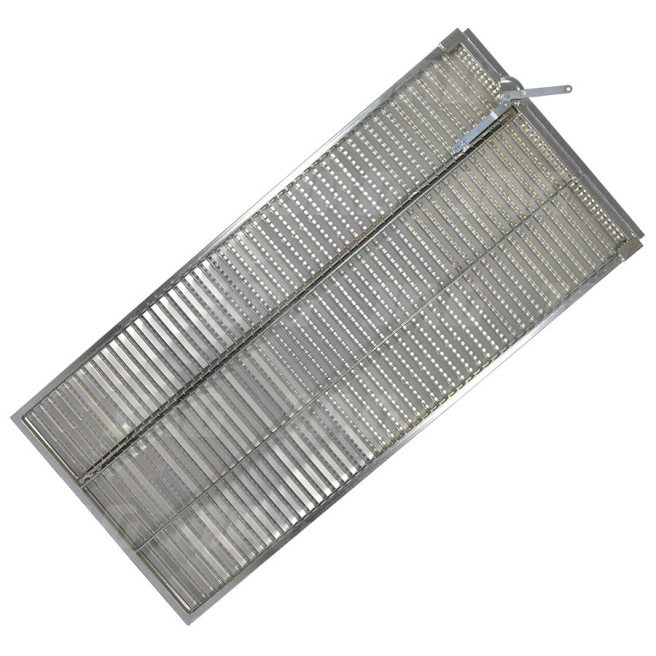 JAG25-0076 Sito żaluzjowe ocynkowane dolne, lamela-10mm