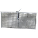 JAG25-0036 Grille d'extrémité galvanisée, lamelle - 22 mm