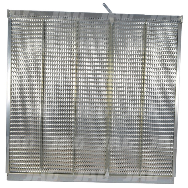 JAG25-0074 Sito żaluzjowe ocynkowane dolne, lamela-10mm