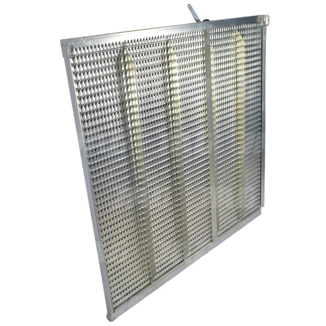 JAG25-0074 Sito żaluzjowe ocynkowane dolne, lamela-10mm