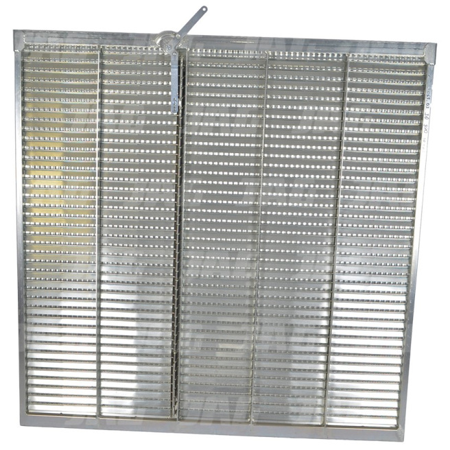 JAG25-0074 Sito żaluzjowe ocynkowane dolne, lamela-10mm