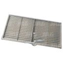 AZ13656 Galvanized end screen, lamella - 22mm