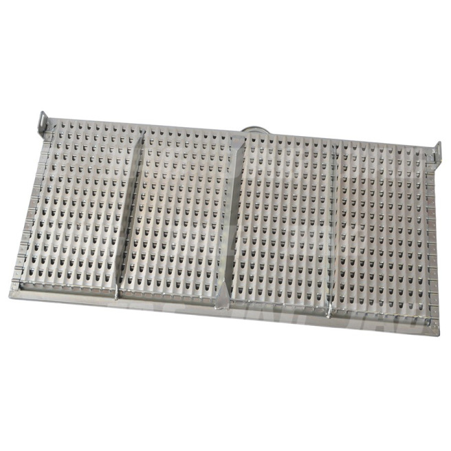 AZ13656 Sito żaluzjowe ocynkowane końcowe, lamela-22mm