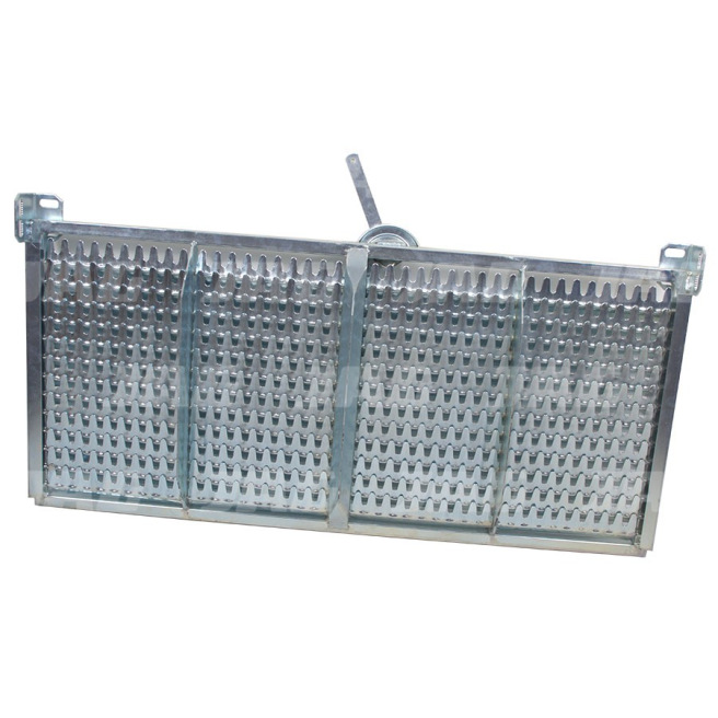 JAG25-0013 Sito żaluzjowe ocynkowane końcowe, lamela-22mm