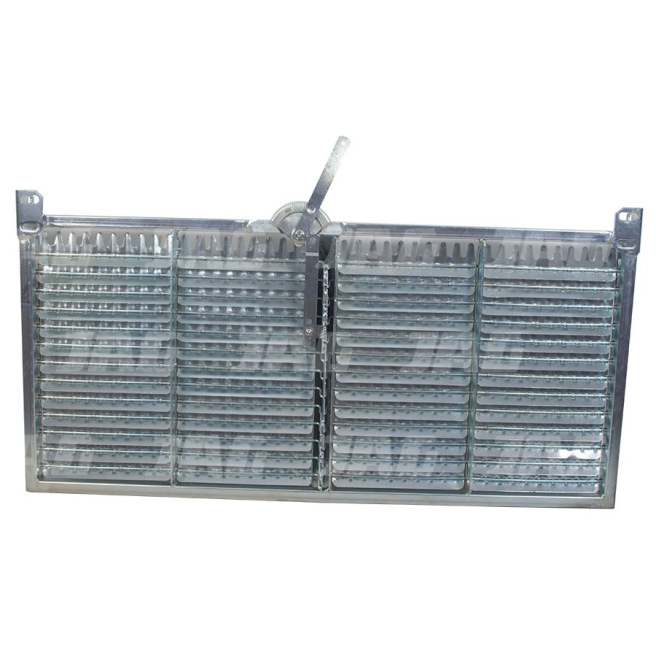 JAG25-0013 Sito żaluzjowe ocynkowane końcowe, lamela-22mm