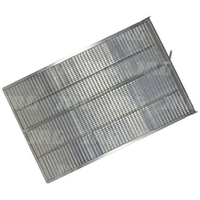 JAG25-0042 Sito żaluzjowe ocynkowane dolne, lamela-10mm