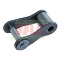 JAG24-0025/1 Demi-maillon de chaîne S55V Axe 8,22 mm ROLLON-SOLID