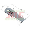 JAG01-0032 Movable forage harvester knife, thickness 3mm MWS Germany