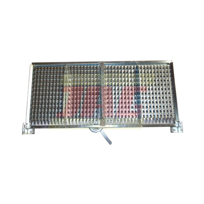 AZ38262 Sito żaluzjowe ocynkowane końcowe, lamela-22mm