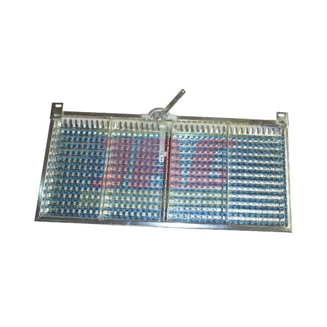 AZ38262 Sito żaluzjowe ocynkowane końcowe, lamela-22mm