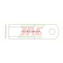 JAG01-0032 NÃ³Å¼ sieczkarni ruchomy gruboÅ›Ä‡ 3mm RADURA