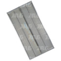 JAG25-0077 Top galvanized louvered screen, lamella - 22mm