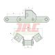 CA550V/F14/J2A Łańcuch elewatorowy wzmacniany ROLLON-SOLID