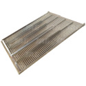 DQ27617 Grille à persiennes inférieure galvanisée, lamelle - 10 mm