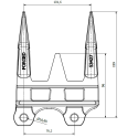 JAG22-0115 Triple baïonnette RADURA
