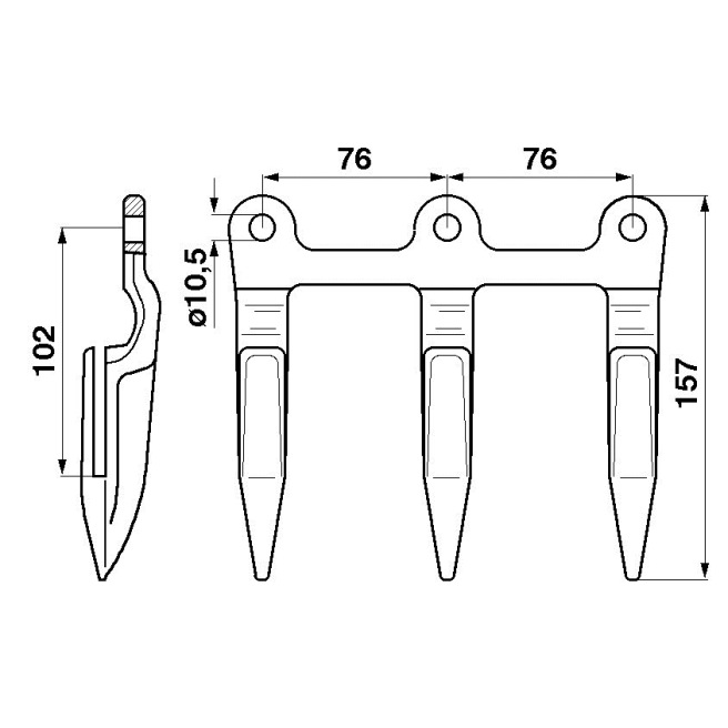 JAG21-0008 Bagnet potrójny