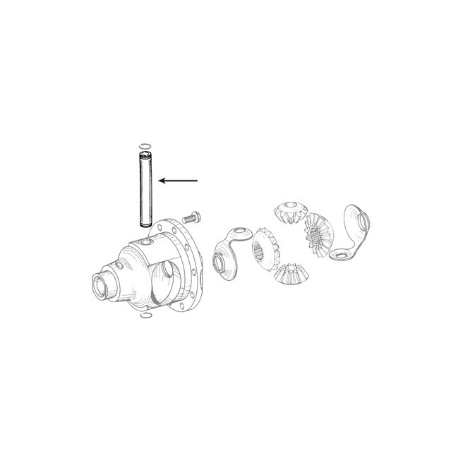 JAG46-0113 Wałek dyferencjału