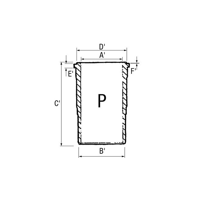 JAG99-0569 Tuleja cylindra gotowa /JD-102mm/