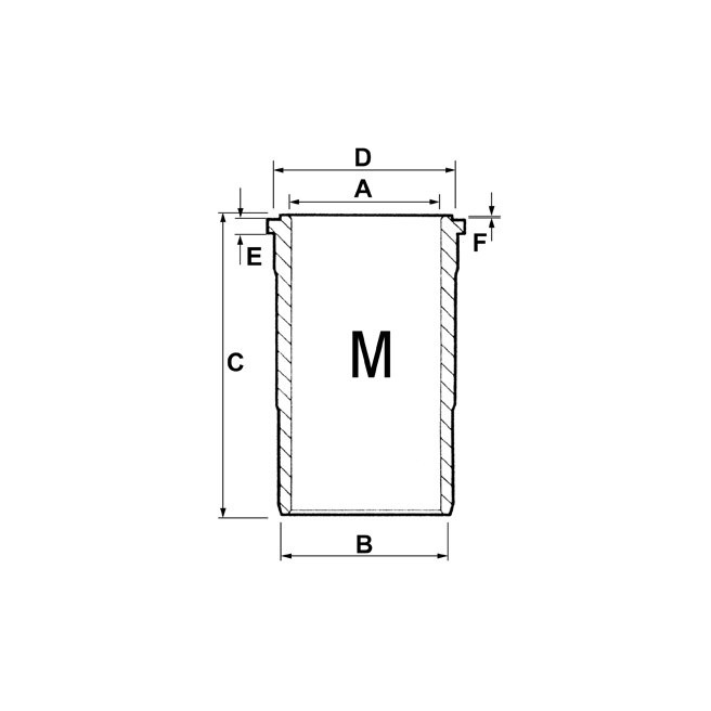 JAG99-0571 Tuleja tłoka gotowa /JD-98mm/