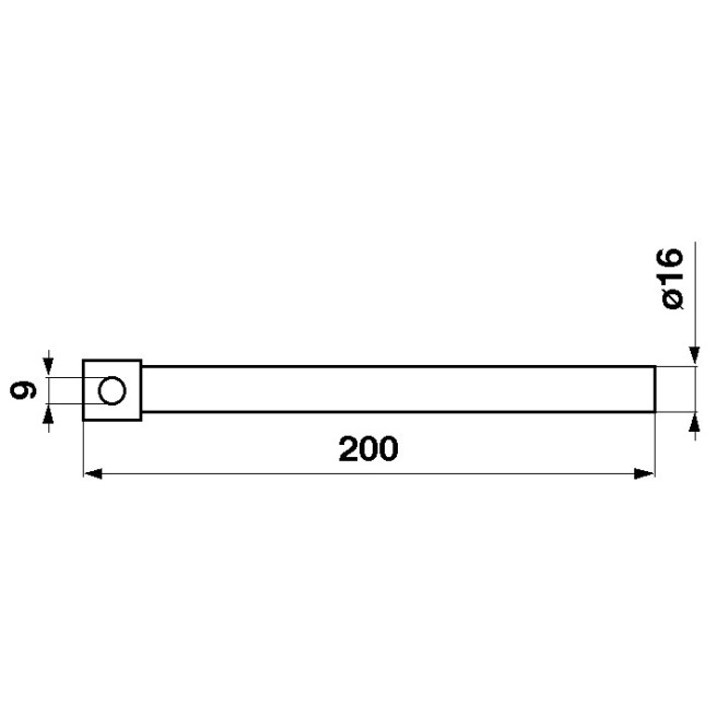 JAG22-0007 Palec bębna 200x16