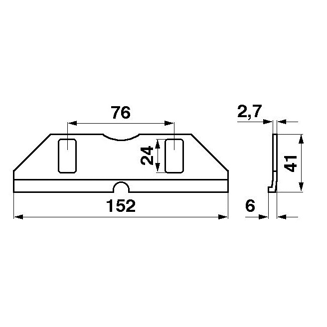 JAG11-0032 Prowadnica kosy
