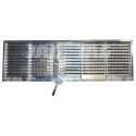 80460079 Galvanized end screen, lamella - 22mm