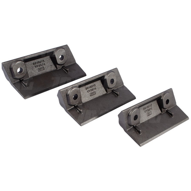 JAG41-0095 Zestaw cepów prawego rotora 3szt (mniejsza ilość żeber)