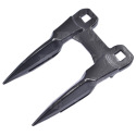 JAG41-0093 Double baïonnette forgée