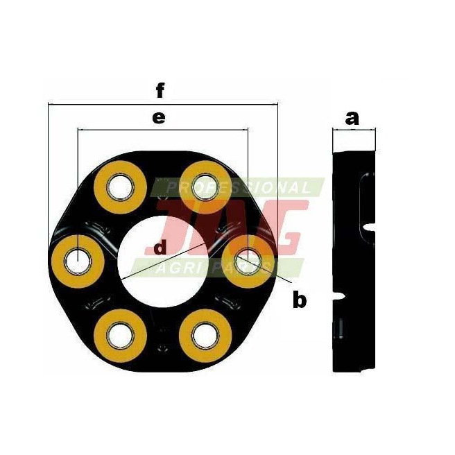 89811514 Sprzęgło gumowe SGF Germany