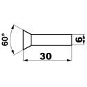 JAG01-0017 Rivet plat / paquet 500g / 6x30