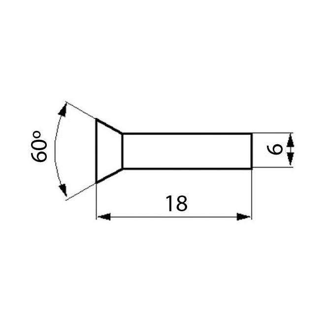 JAG01-0018 Nit pÅ‚aski /op.500g./ 6x18