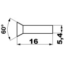 JAG01-0020 Rivet plat / paquet 500 g / 5,4 x 16