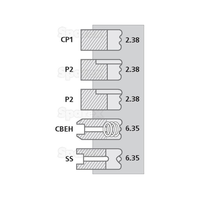 JAG99-0137 PierÅ›cienie tÅ‚okowe