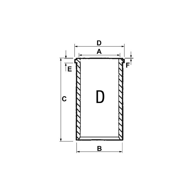 JAG99-0154 Tuleja surowa