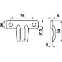 JAG01-0042 Knife pressure plate Original CLAAS