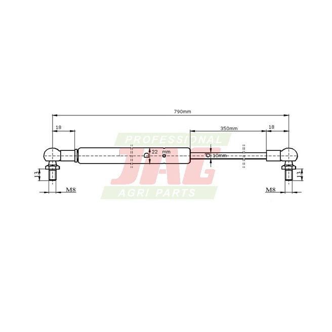 JAG99-1121 SiÅ‚ownik gazowy JAG