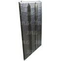 JAG05-0304 Galvanized bottom louver screen, 10mm lamella