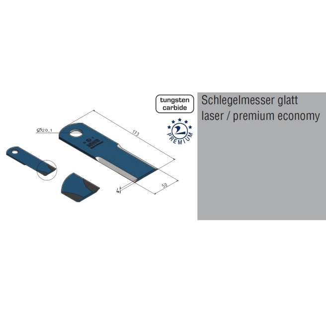 JAG02-0336 NÃ³Å¼ rozdrabniacza Claas MWS Germany -  PREMIUM ECONOMY