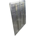 JAG05-0043 Grille à persiennes inférieure galvanisée, lamelle de 10 mm