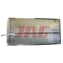 JAG05-0154 Galvanized bottom louver screen, 10mm Premium lamella