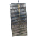 JAG05-0154 Grille à persiennes galvanisée, lamelle inférieure 10 mm