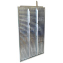 JAG05-0044 Lower galvanized louvered screen, 10mm lamella JAG PREMIUM