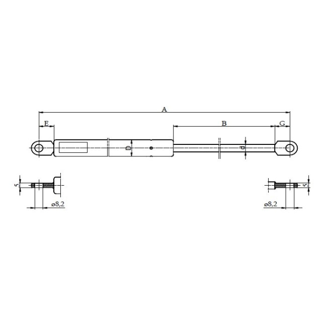 JAG99-1165 SiÅ‚ownik gazowy JAG