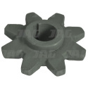 JAG04-0156 Roue de transport inclinée Fi35mm-8Z Wedge10mm