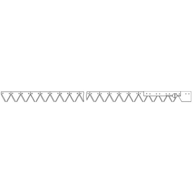 JAG01-0075 Kosa Claas 3,60m 2-bagn. /JAGsections 611203/ kpl.